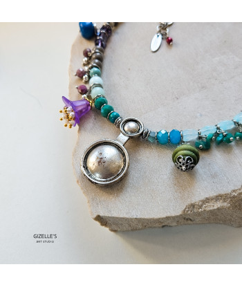 Hoppipolla – kolorowy naszyjnik z kamieni i odzysku