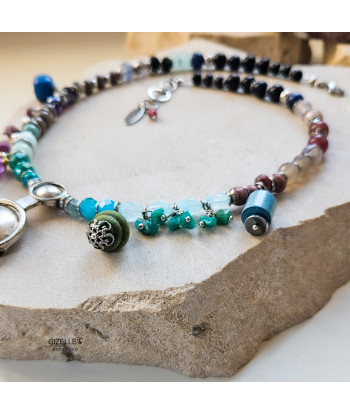 Hoppipolla – kolorowy naszyjnik z kamieni i odzysku