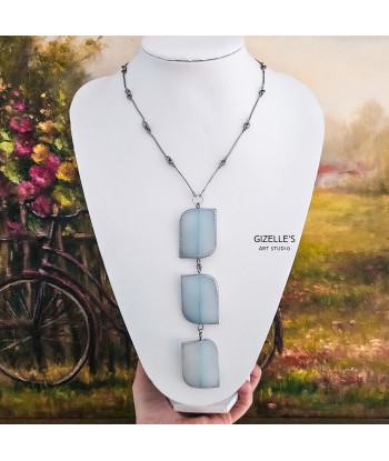 Naszyjnik Świt – stal szlachetna i plastik z odzysku