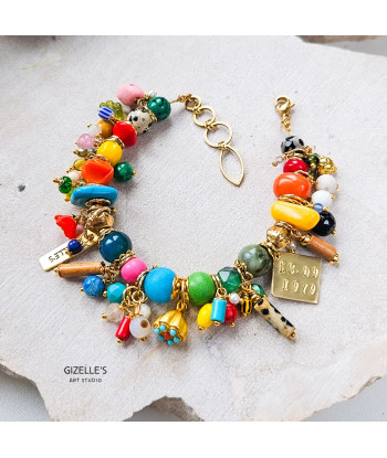 Bransoletka z Kamieni Naturalnych - BOGATA