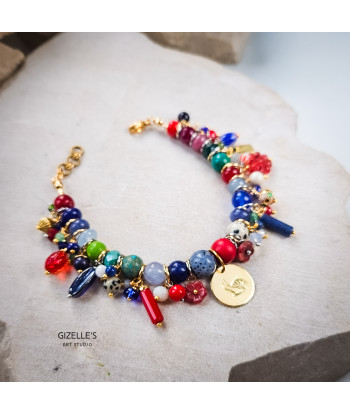 Bransoletka z Kamieni Naturalnych - BOGATA