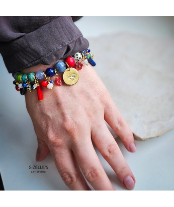 Bransoletka z Kamieni Naturalnych - BOGATA