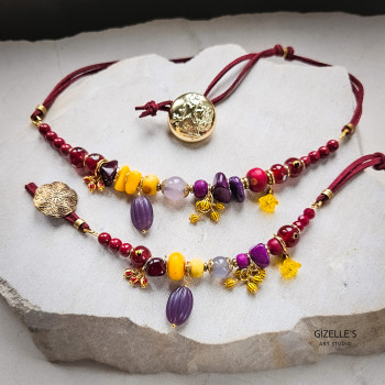 Bransoletka Safari Sunset - biżuteria artystyczna