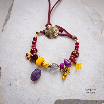 Bransoletka Safari Sunset - biżuteria artystyczna