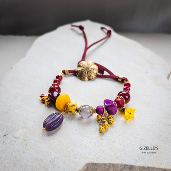 Bransoletka Safari Sunset - biżuteria artystyczna