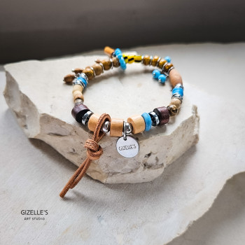 Bransoletka CULT – biżuteria artystyczna z odzysku