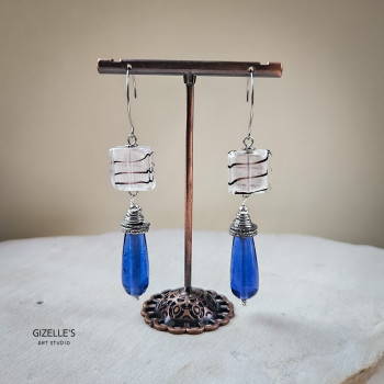 Argento - kolczyki ze szkła weneckiego