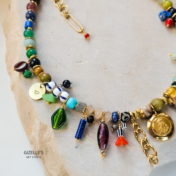 Bogaty The Original – artystyczny naszyjnik z kamieni