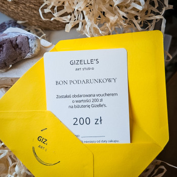 Bon podarunkowy tradycyjny| Gizelle's Art Studio