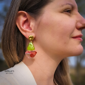 Kolczyki KLEMENTYNY - masa perłowa w nowej odsłonie