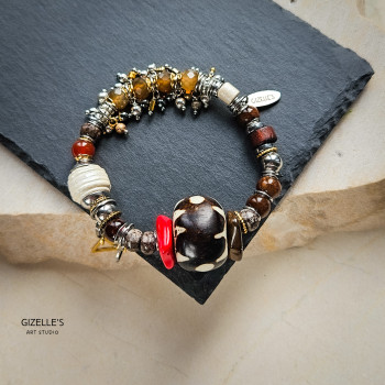 Bransoletka HERERO – bransoletka handmade z kamieni naturalnych