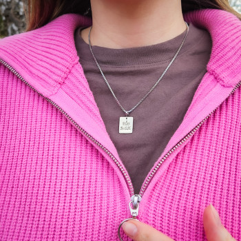 Naszyjnik RÓB SWOJE – biżuteria z napisem