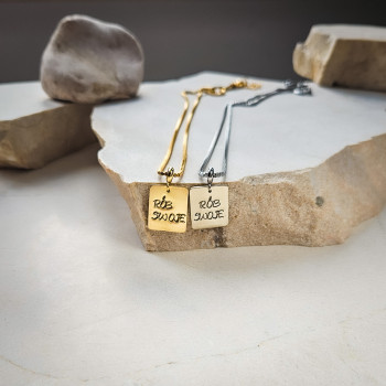 Naszyjnik RÓB SWOJE – biżuteria z napisem