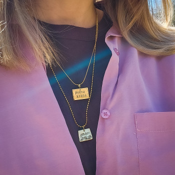 Naszyjnik PEŁNA KRASA – biżuteria z napisem