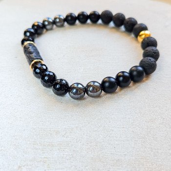 Bransoletka unisex ENE z kamieni naturalnych | Gizelle's