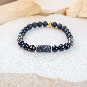 Bransoletka unisex ENE z kamieni naturalnych | Gizelle's