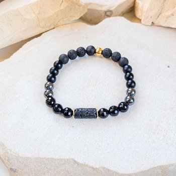 Bransoletka unisex ENE z kamieni naturalnych | Gizelle's