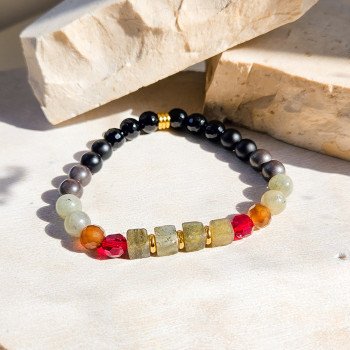 Bransoletka TRE z kamieni naturalnych unisex | Gizelle's
