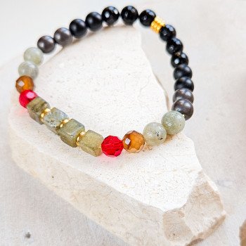Bransoletka TRE z kamieni naturalnych unisex | Gizelle's