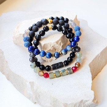 Bransoletka TRE z kamieni naturalnych unisex | Gizelle's
