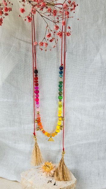 Naszyjnik SOL – kolorowy naszyjnik handmade