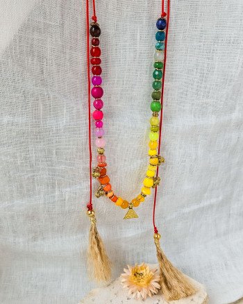 Naszyjnik SOL – kolorowy naszyjnik handmade