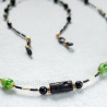 Black Lava Eyeglass Chain